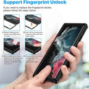 CENHUFO Samsung S22 Ultra Double Sided Bumper Shockproof with Screen Protector Case