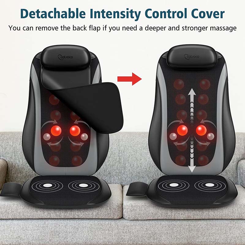 Cotsoco Shiatsu Massage Cushion with Heat, Full Back Massager with