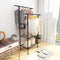 Clothes Rails Heavy Duty Garment Racks for Hanging Clothes with Shelves Double Rods (Shape 1)