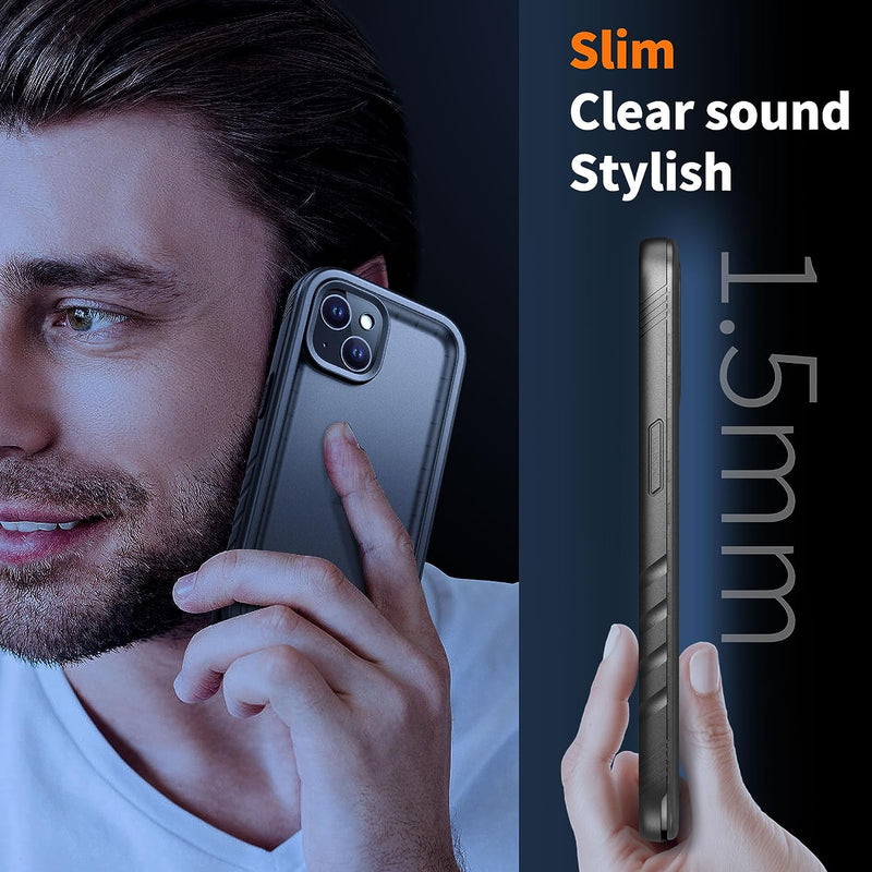 Cozycase  iPhone 13 6.1 Full Body Rugged Shockproof With Built-in Screen Protector Waterproof Case
