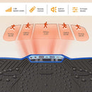 Dskeuzeew Vibration Plate Exercise Waver Machine with Bluetooth Speakers Rope Skipping 99 Levels