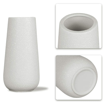 FanChose Set of 2 Matte Modern Ceramic Flower Vase For Home Office Living Room Hotel Decor