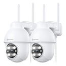 GALAYOU 2K 360° WiFi Security Camera Outdoor with Color Night Vision - Y4 - 2 Pack