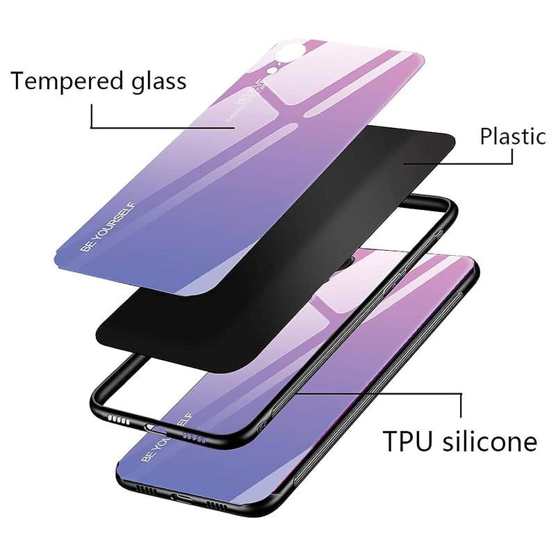 GOGME Gradient Color, Anti-Scratch Tempered Glass Case For Xiaomi Mi 11 Ultra