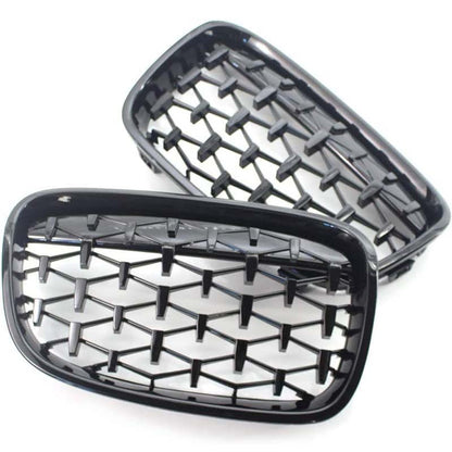 Glossy Diamond Style Front Kidney Bumper F20 Grille Grill for BMW | MTYC-062