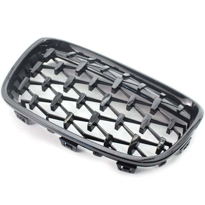 Glossy Diamond Style Front Kidney Bumper F20 Grille Grill for BMW | MTYC-062