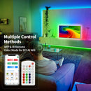 Goohue LED RGB Colorful Strip Light with Remote Or App Control - (10m/32ft)