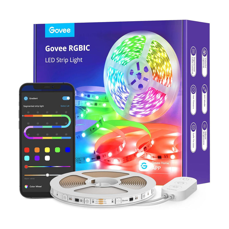 Govee Smart RGBIC Music Sync LED Strip Lights, H6125
