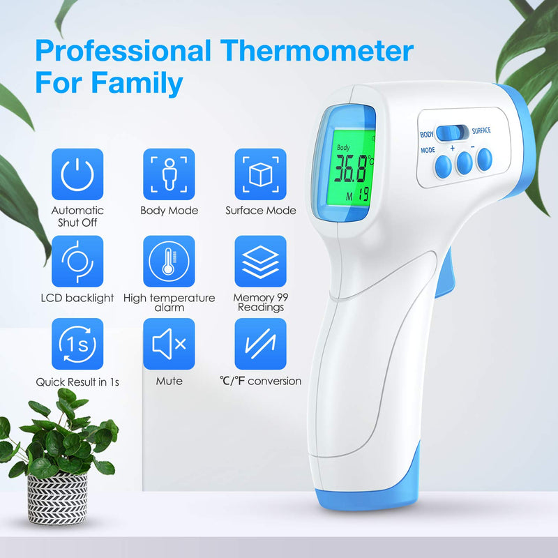 IDOIT 2 in 1 Digital Infrared Forehead Fever Thermometer