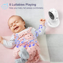 JSLBtech Video Baby Monitor Split Screen with 2 Cameras 5 Inch LCD Screen
