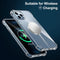 Jason Crystal Clear Shockproof Protective Case With [2-Pack Tempered Glass Screen Protectors] for iPhone 13 Pro Max