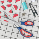 KUONIIY Pinking Shears Fabric, Professional Zigzag Scissors Set With Thread Cutter