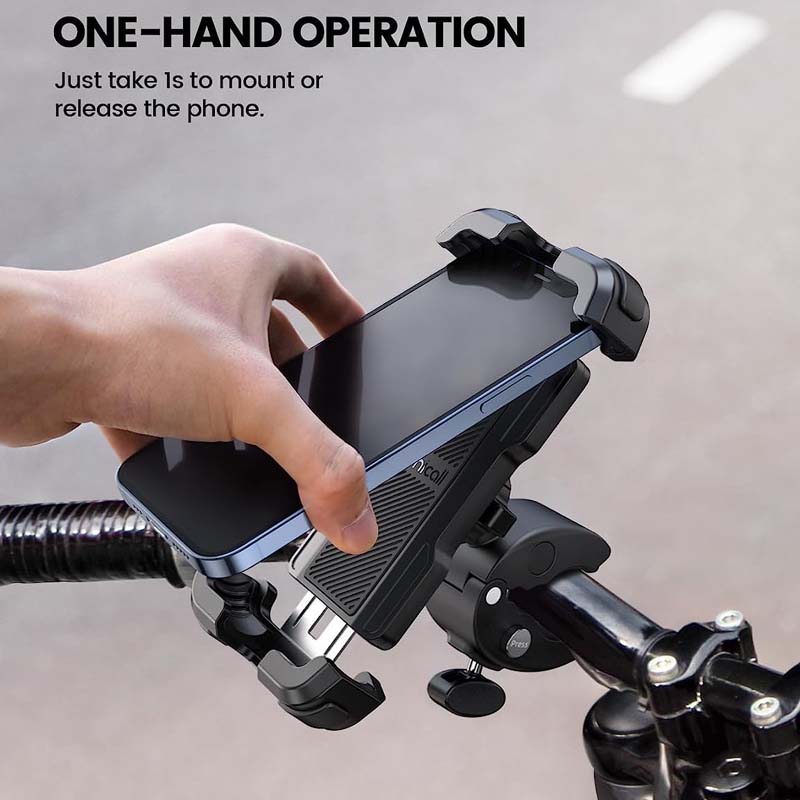 LAMICALL Motorcycle Phone Mount, Bike Phone Holder | BP 07