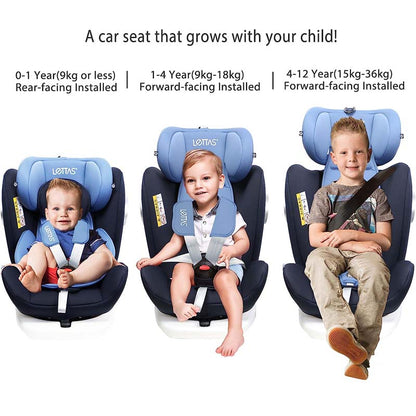 LETTAS MURPHY 916F Baby Car Seat 360 Degree Rotation