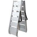 LIEKUMM HR800S-S 180cm Aluminum Loading Ramp Foldable | 1 Pack Silver