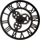Lafocuse large industrial gear wall clock 58 cm