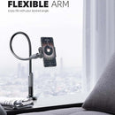 Lamicall Phone Holder Bed Gooseneck Mount Clamp Clip for Desk, Flexible Lazy Long Arm Headboard Bedside