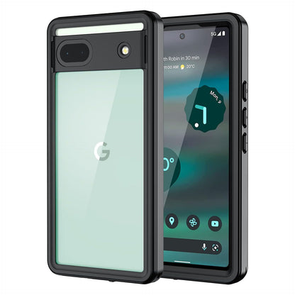 Lanhiem Pixel 6a Waterproof Dustproof Shockproof Case with Built-in Screen Protector