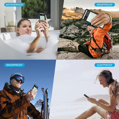 Lanhiem Pixel 6a Waterproof Dustproof Shockproof Case with Built-in Screen Protector