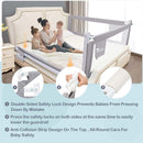 Luchild Toddler Bed Rail Guard 180cm Vertical Lifting Bed Anti-Fall Baby Bed Protection One Side