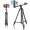 Lusweimi 67-inch Horizontal Tripod Stand with 360° Adjustable Ball Head and Remote | LSW-604