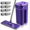 MASTERTOP Cleaning Mop and Bucket - Floor Mop with 8 Microfiber Pads
