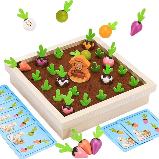 MEMOTAGES Vegetable memory game Toys for 3 Year Olds | CSDW-023
