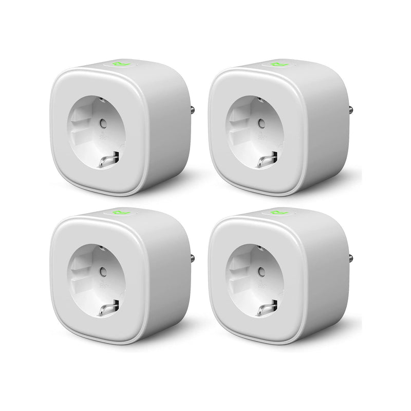 Meross 16A Smart WiFi Plug (Type F) Power Consumption Monitor with Timer (4 Pack) | MSS310