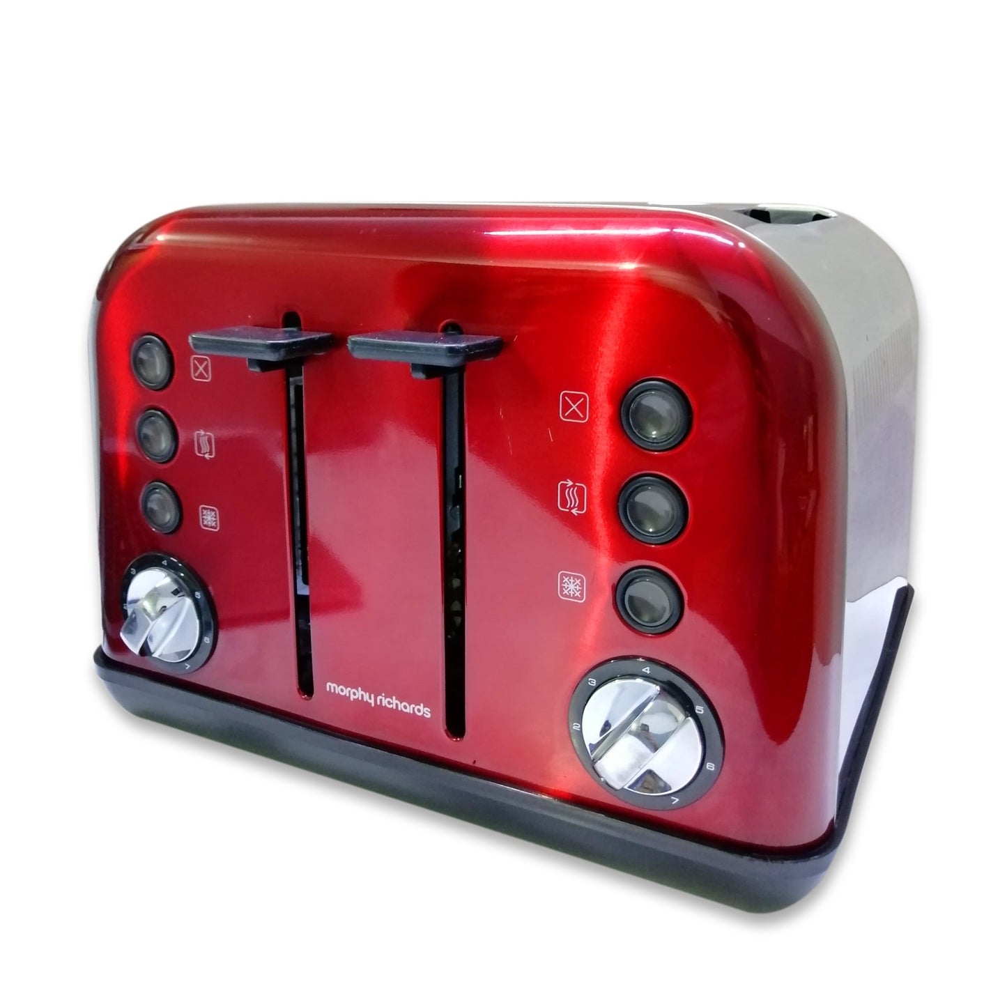 Morphy Richards 4 Slice Accents Toaster - Red - 242030