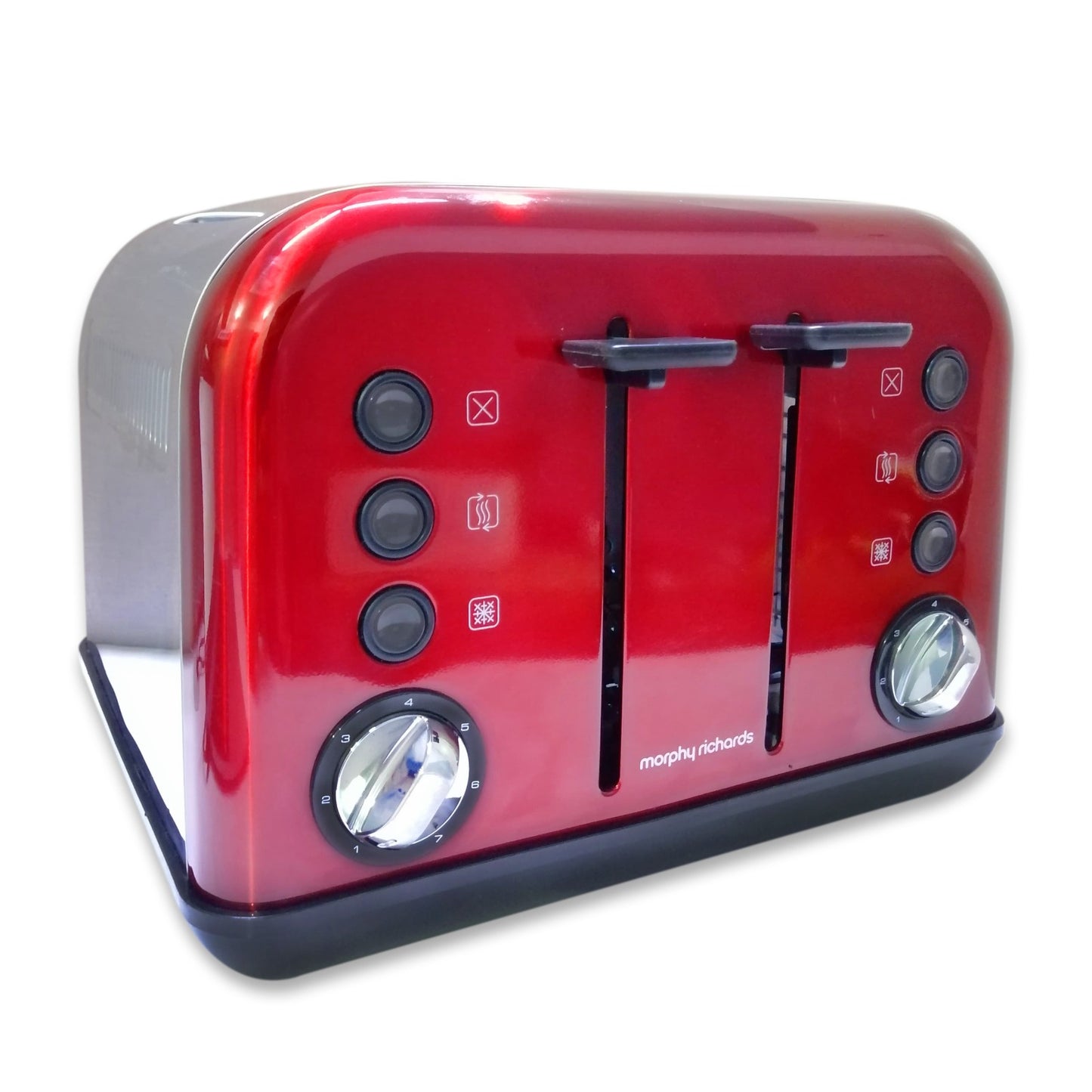 Morphy Richards 4 Slice Accents Toaster - Red - 242030