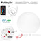 Mr.Go 30cm/ 12-Inch Rechargeable LED RGB Light Up Lamp Orb Globe with Remote Control