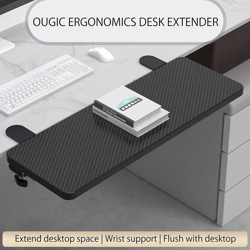 OUGIC Ergonomics Desk Extender Tray Table Mount Elbow Arm Support