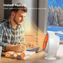 PROUS Energy Saving Quiet Ceramic Fan Heater 30° Flip Up & Down 800W