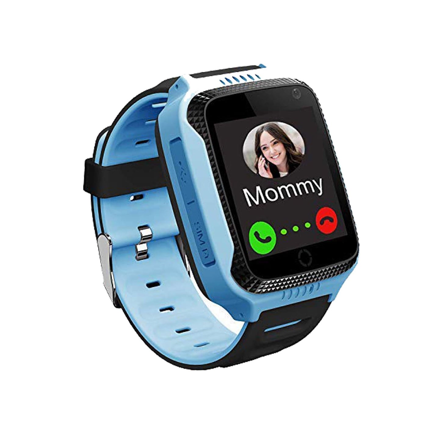 PTHTECHUS GPS Tracker Smartwatch, 1.37'' LED Touch Digital Camera Kids Watch