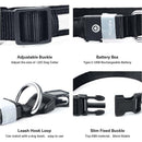 PcEoTllar Rechargeable Led Dog Collar with Automatic 7-Color Changes | Black, M