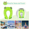Pejoye Foldable Potty Toilet Training Seat with 6 Anti Slip Silicone Pads and 1 Carry Bag