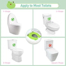 Pejoye Foldable Potty Toilet Training Seat with 6 Anti Slip Silicone Pads and 1 Carry Bag