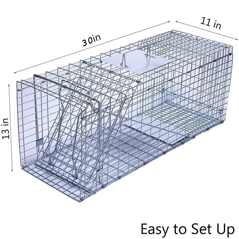 PestExpel® Live Catch, Rabbits, Squirrels, Mink, Feral Cat, Vermin, Animal Folding Cage Trap