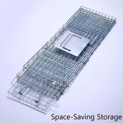 PestExpel® Live Catch, Rabbits, Squirrels, Mink, Feral Cat, Vermin, Animal Folding Cage Trap