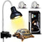 PewinGo Reptile Heat Lamp with 25w+50w Basking Spot Light Bulbs