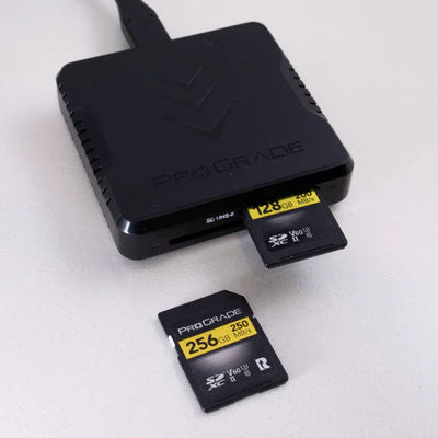 ProGrade Professional USB 3.2 Gen 2 SDXC UHS-II Dual-Slot Memory Card Reader | PG08