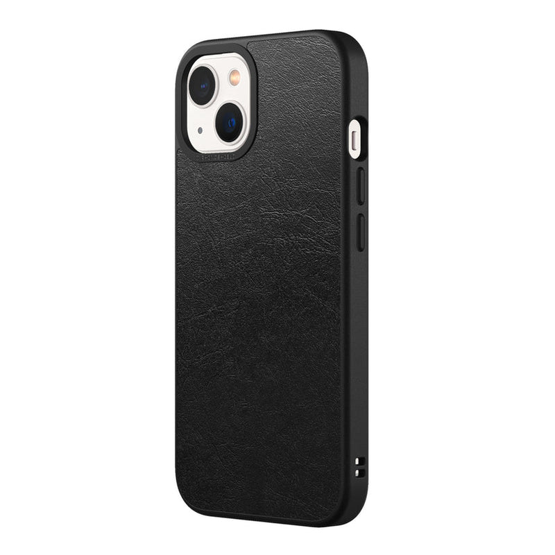 RhinoShield SolidSuit Leather Case for iPhone 13 - Black