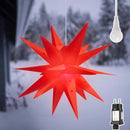 SALCAR 60 cm 3D Luminous Star Outdoor LED Star Illuminated Window Advent