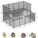 SONGMICS Plastic Cube Storage DIY Hutch Cage for Small Pet | LPC004G01