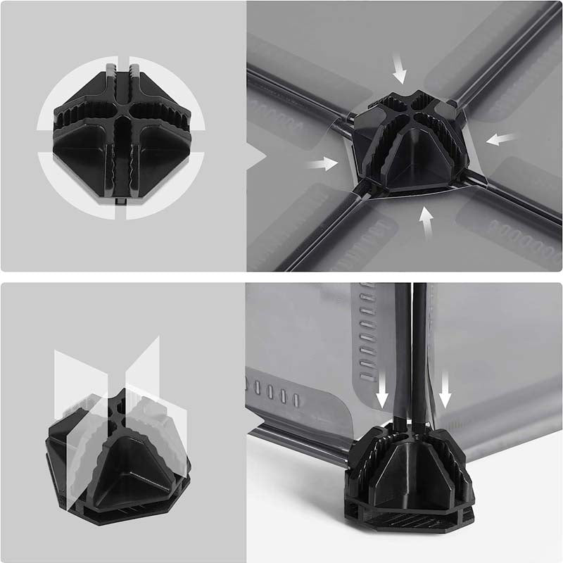 SONGMICS Plastic Cube Storage DIY Hutch Cage for Small Pet | LPC004G01