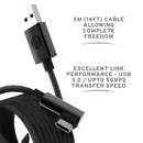 STEALTH 5M USB-C Power Link Cable Compatible with Meta Quest 2