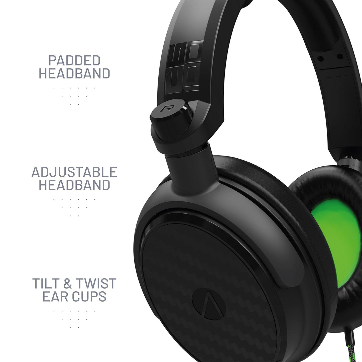 STEALTH C6-100 GAMING HEADSET with Flexible Mic FOR XBOX, PS4/PS5, SWITCH, PC - Green/Black