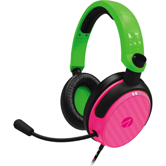 STEALTH C6-100 GAMING HEADSET with Flexible Mic FOR XBOX, PS4/PS5, SWITCH, PC - Neon Pink & Green