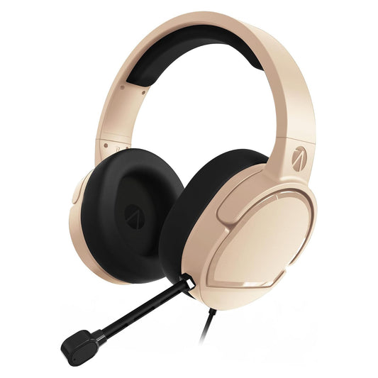 STEALTH PANTHER Over Ear Gaming Headset with Flexible Mic - Sand