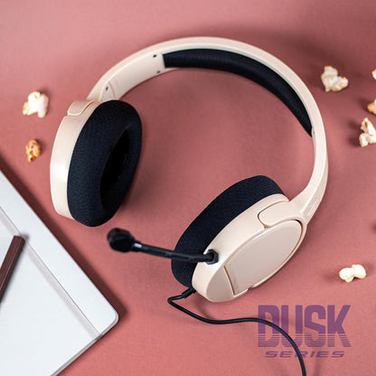 STEALTH PANTHER Over Ear Gaming Headset with Flexible Mic - Sand